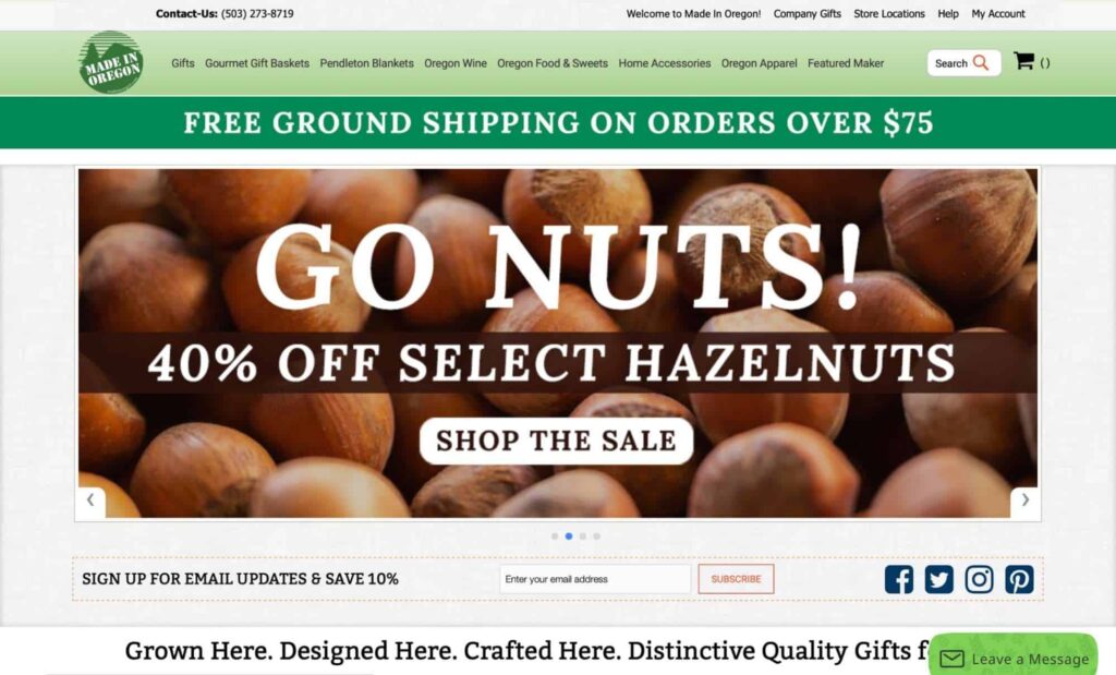 Made In Oregon Homepage