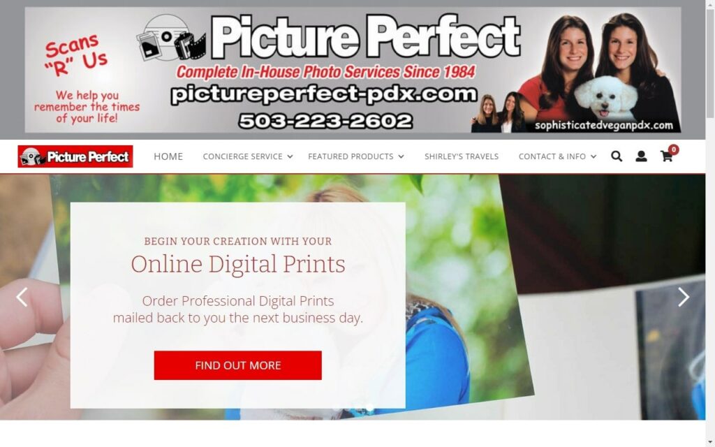 Picture Perfect' Homepage