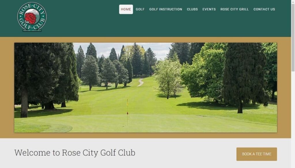 Rose City Golf Club Homepage