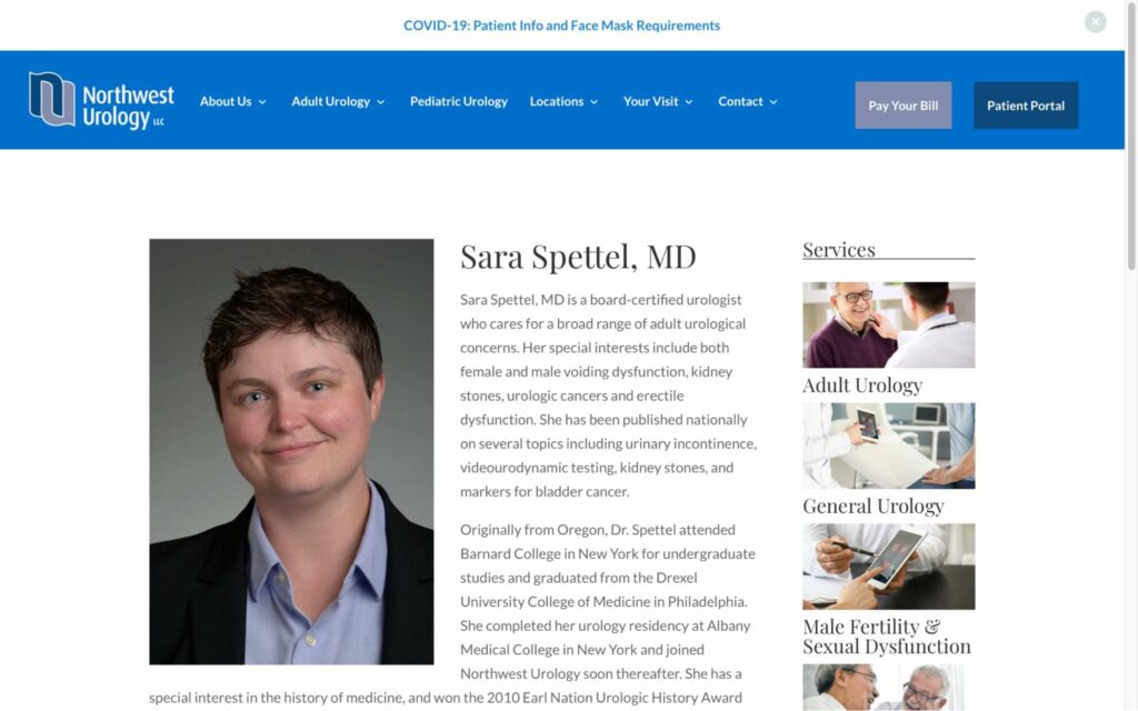 Sara Spettel, MD Homepage