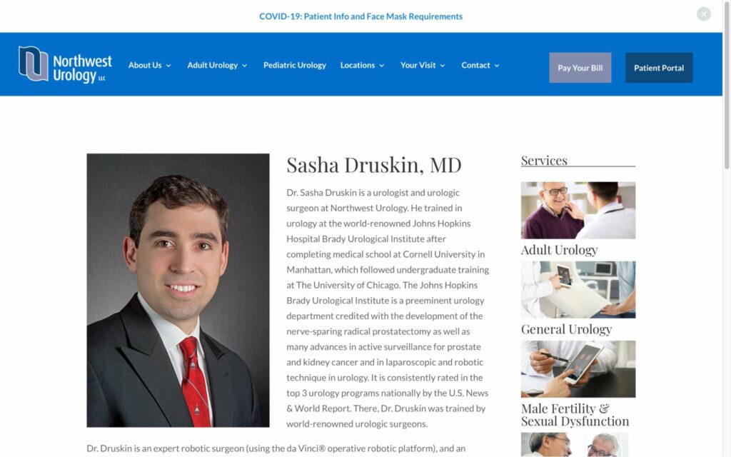 Sasha Druskin, MD Homepage