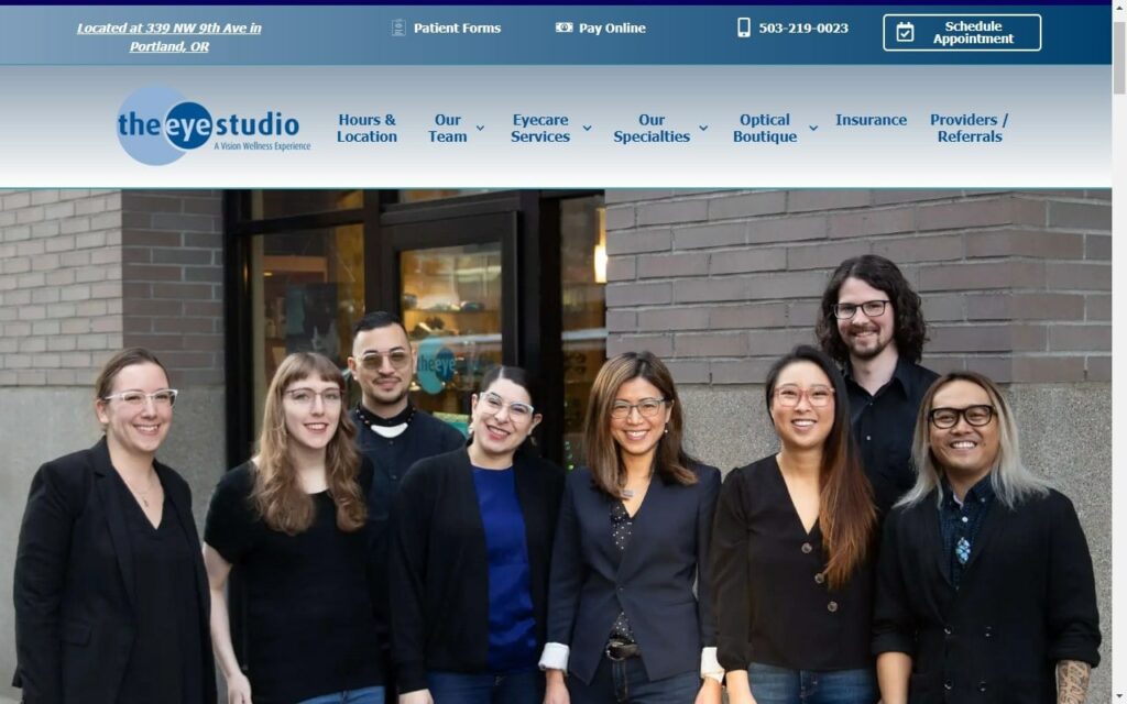 The Eye Studio Homepage