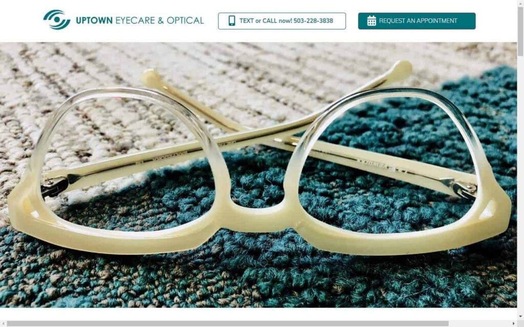 Uptown EyeCare & Optical Homepage