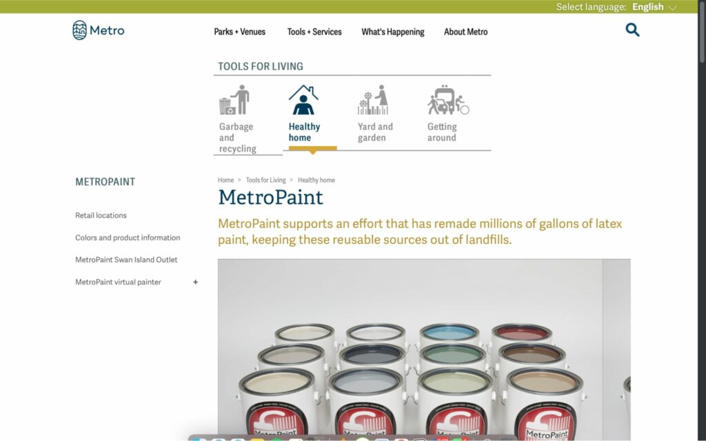 MetroPaint' Homepage