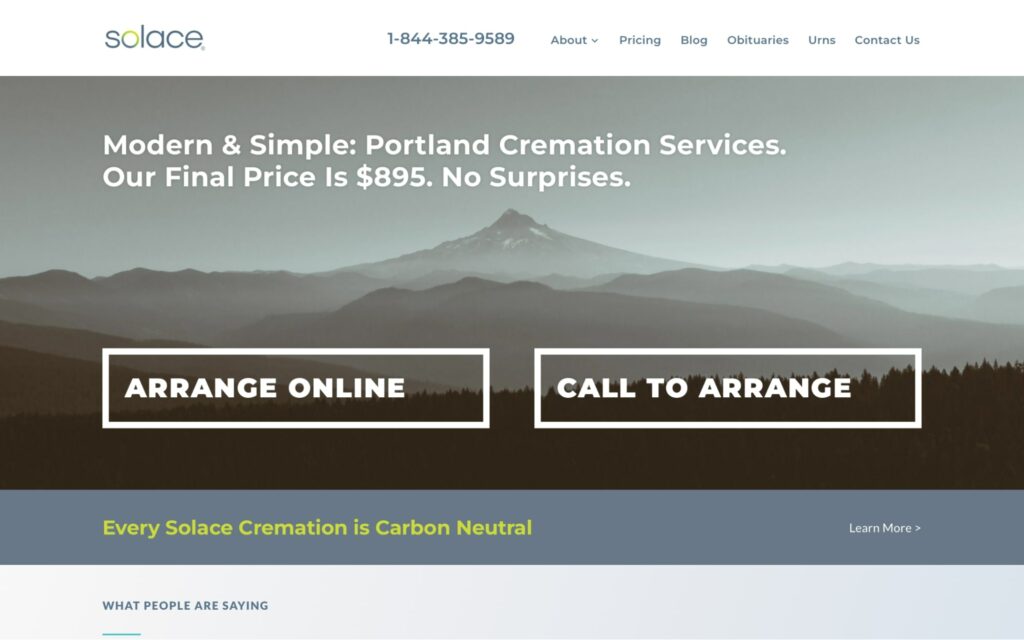 Solace Cremation Portland