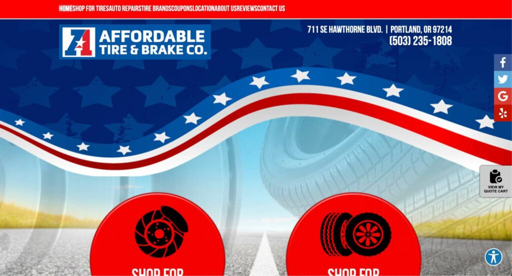 Affordable Tire & Brake Co.'s Homepage