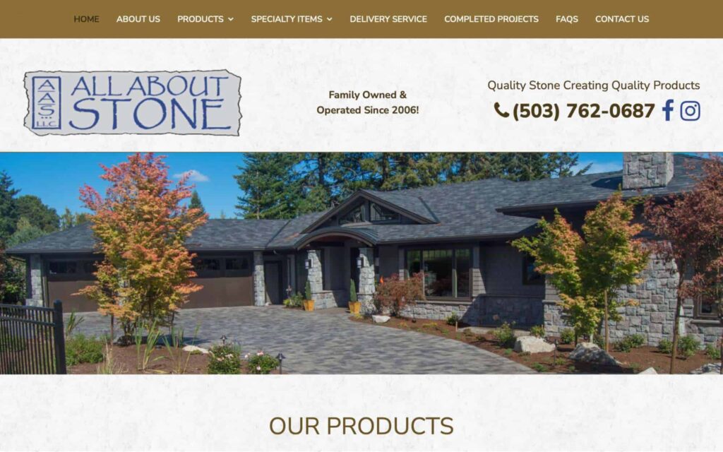 All About Stone LLC's Homepage