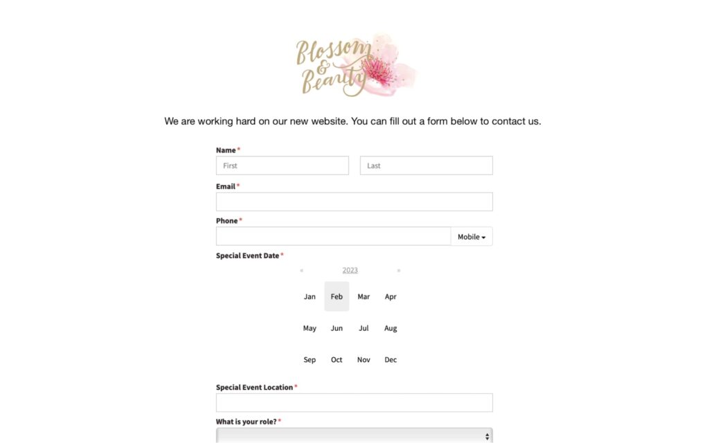 Blossom & Beauty l Bridal Hair & Makeup's Homepage