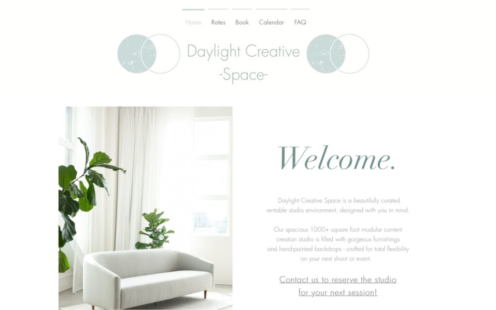 Daylight Creative Space LLC Homepage