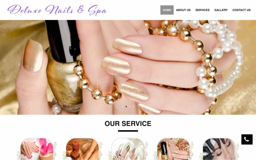 Deluxe Nails & Spa's Homepage