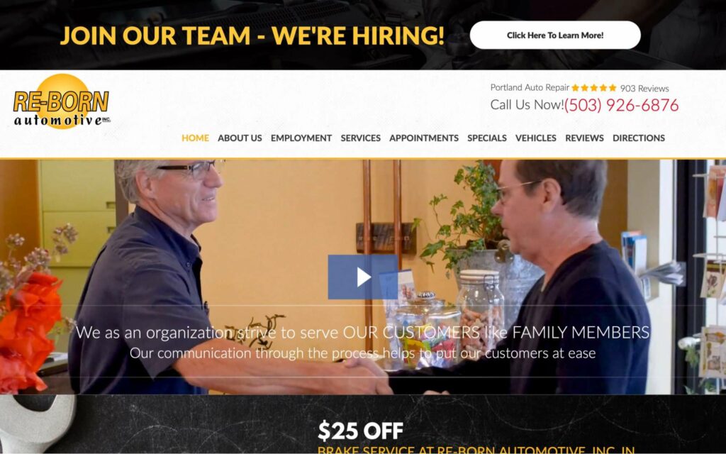 Re-Born Automotive, Inc.'s Homepage