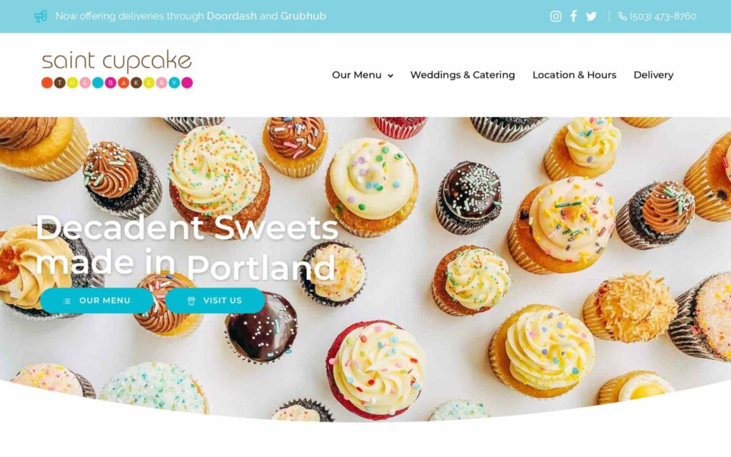 Saint Cupcake & Poplandia Artisan Popcorn's Homepage