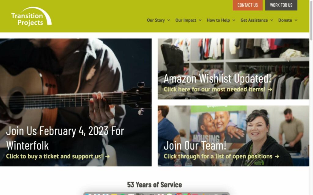 Transition Projects (TPI) Homepage