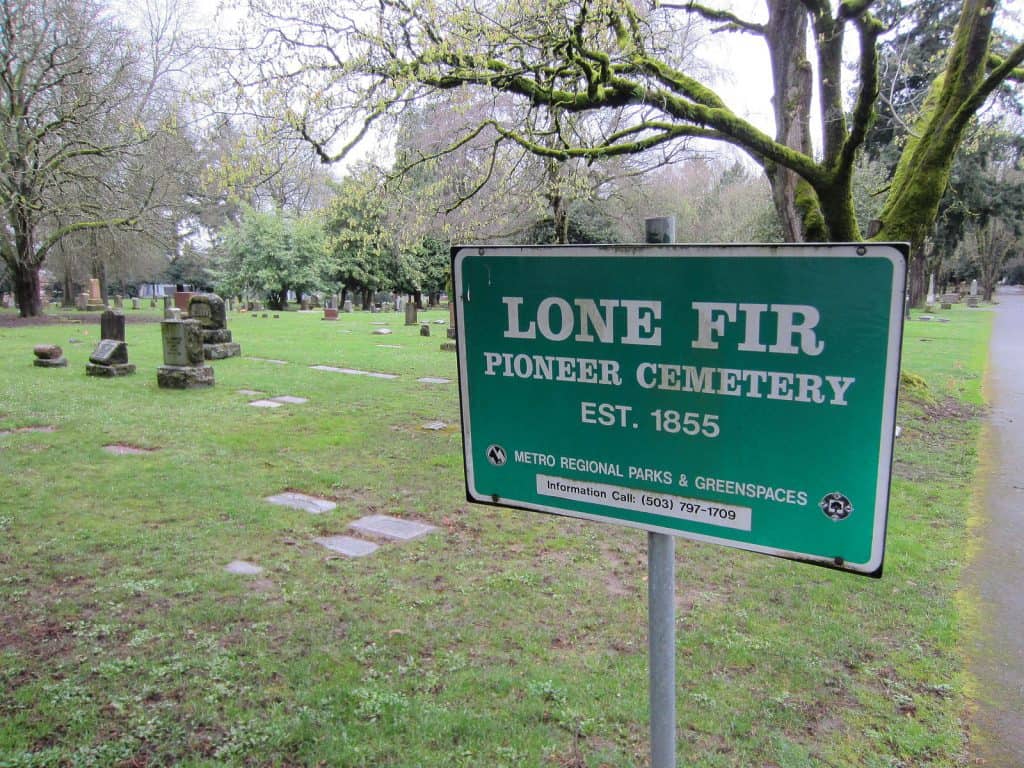 When is a good time to go to the Lone Fir Cemetery