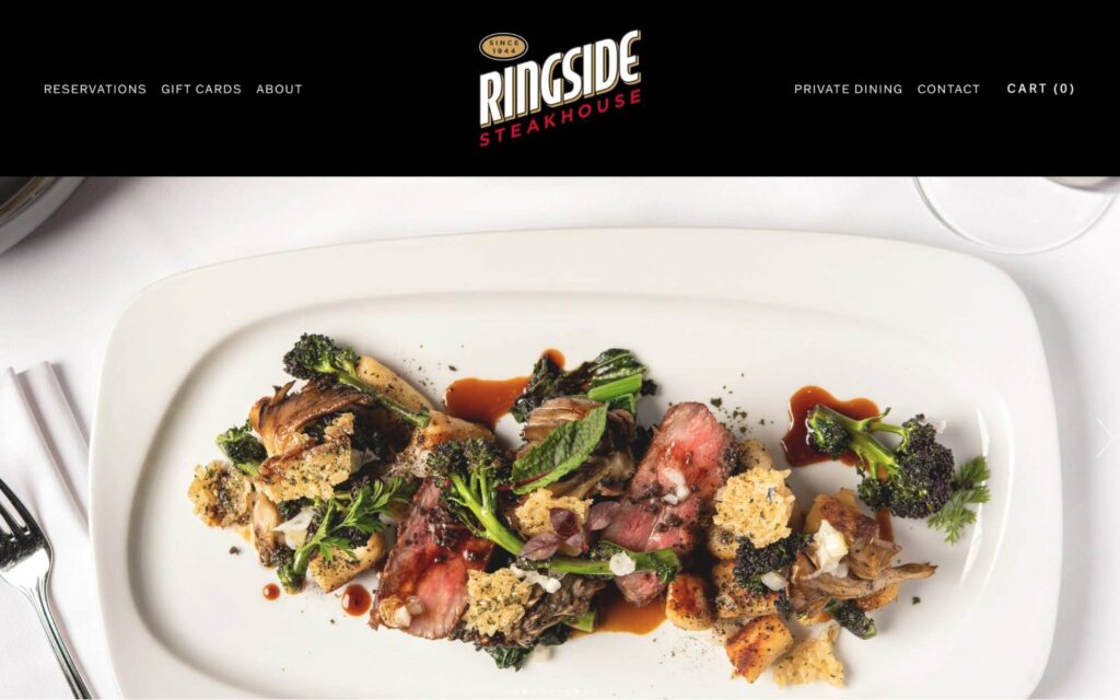 1. RingSide Steakhouse