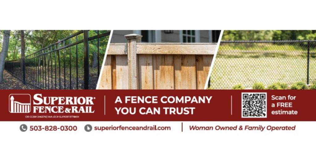 superior fence and rail banner