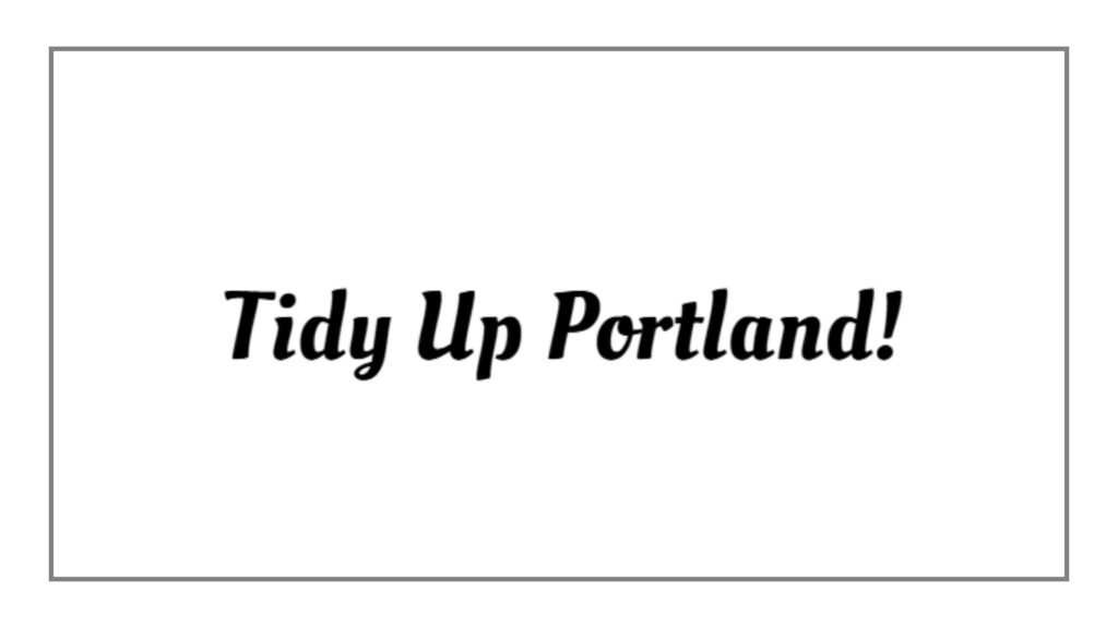 tidy-up-portland-logo